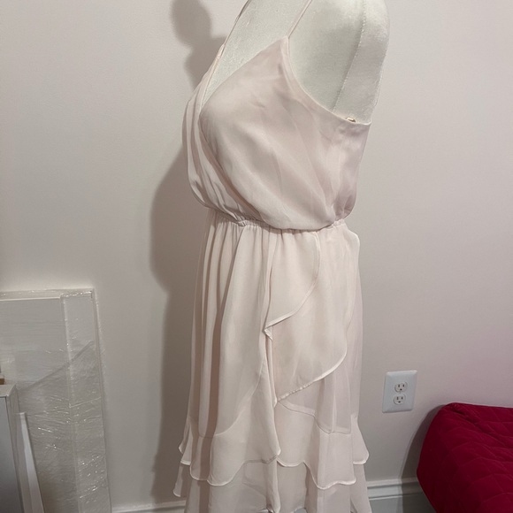 BCBG Blush Pink Spaghetti Strap Dress - Picture 7 of 10